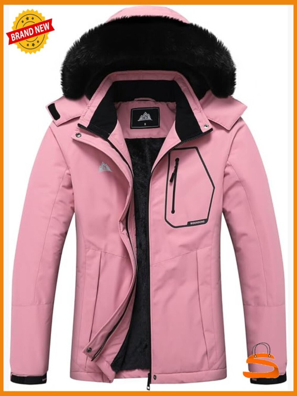 Insulated Snow Ski Jacket Waterproof Winter Coat Softshell Hiking